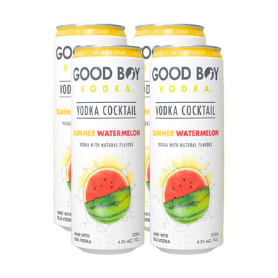 Good Boy Seltzer - Summer Watermelon 4pk - Main Street Liquor