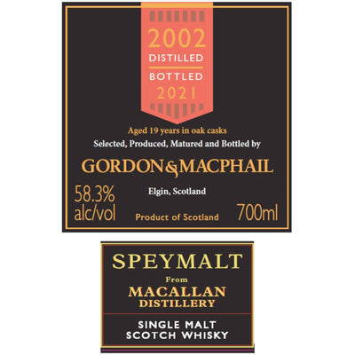 Gordon & Macphail 19 Year Old Macallan Single Malt Scotch - Main Street Liquor