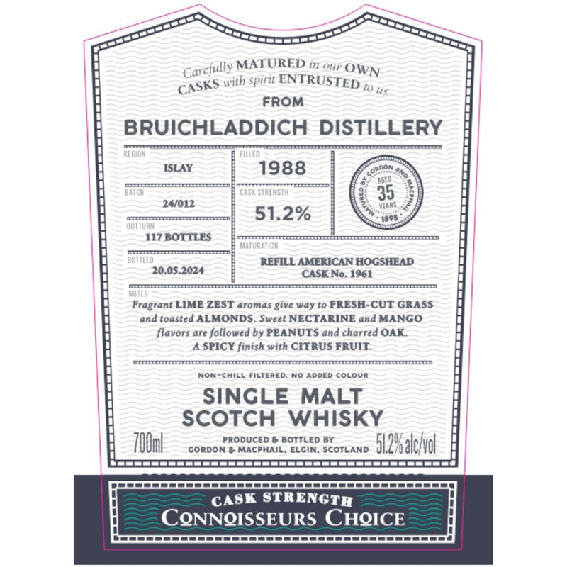 Gordon & Macphail 1988 Bruichladdich 35 Year Old - Main Street Liquor