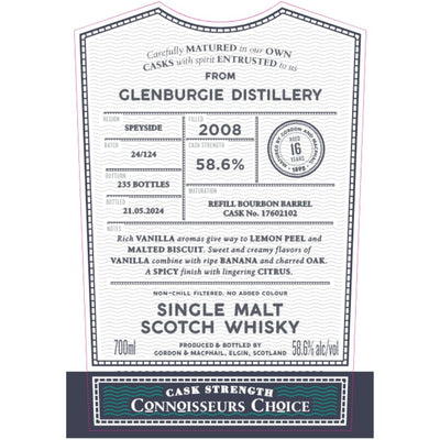 Gordon & Macphail 2008 Glenburgie 16 Year Old - Main Street Liquor