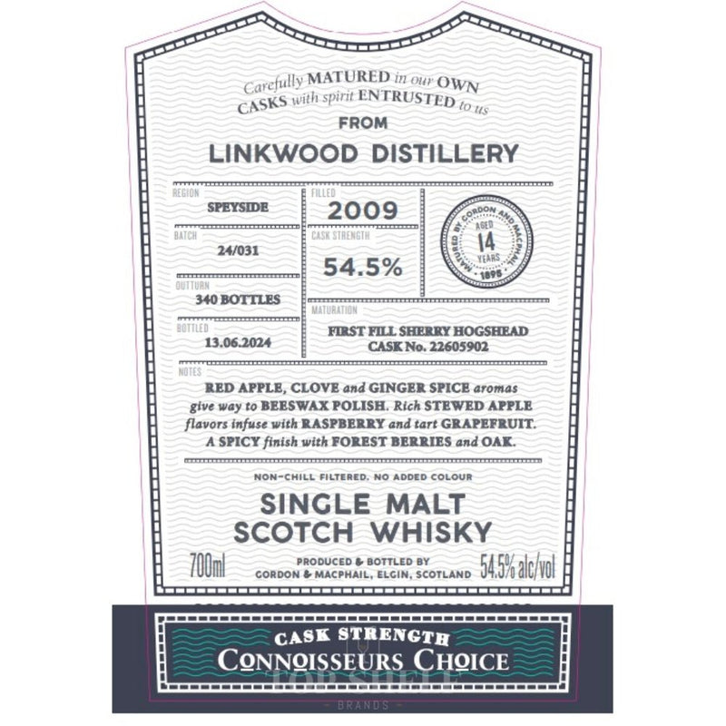 Gordon & MacPhail 2009 Linkwood 14 Year Old Connoisseurs Choice - Main Street Liquor