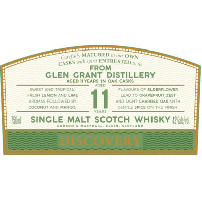 Gordon & Macphail Glen Grant 11 Year Old Discovery - Main Street Liquor