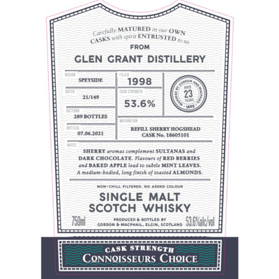 Gordon & Macphail Glen Grant 23 Year Old Connoisseurs Choice - Main Street Liquor