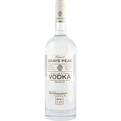 Grays Peak Vodka 1L - Main Street Liquor