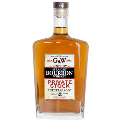 G&W 5 Year Old Private Stock Bourbon - Main Street Liquor