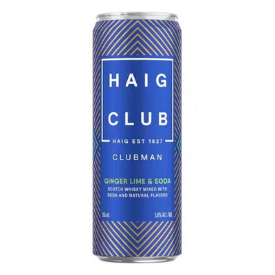 Haig Club Clubman Ginger Lime & Soda By David Beckham - Main Street Liquor