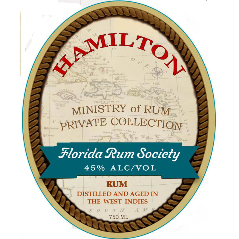 Hamilton Rum Florida Rum Society - Main Street Liquor