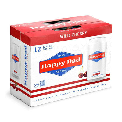 Happy Dad Hard Seltzer Wild Cherry 12pk - Main Street Liquor