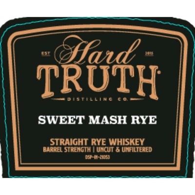 Hard Truth Sweet Mash Straight Rye Whiskey - Main Street Liquor
