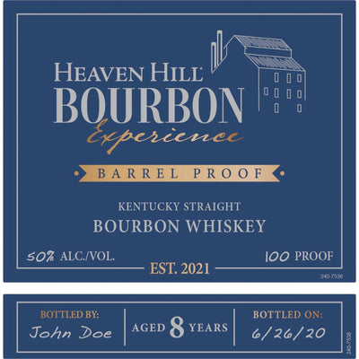 Heaven Hill Bourbon Experience Barrel Proof 8 Year Old - Main Street Liquor