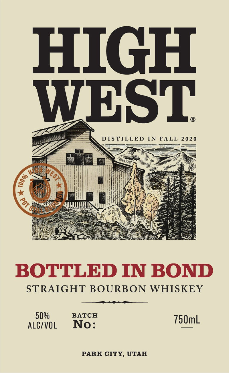 High West Bottled in Bond Straight Bourbon Whiskey - Main Street Liquor