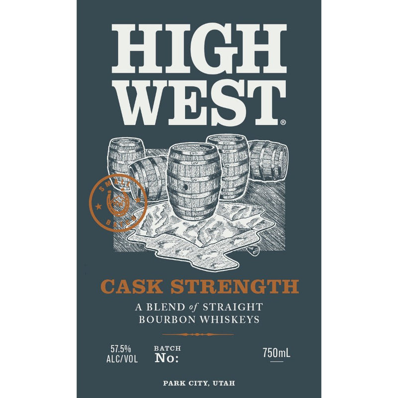 High West Cask Strength Blended Bourbon - Main Street Liquor
