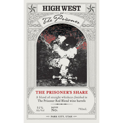 High West The Prisoner’s Share - Main Street Liquor