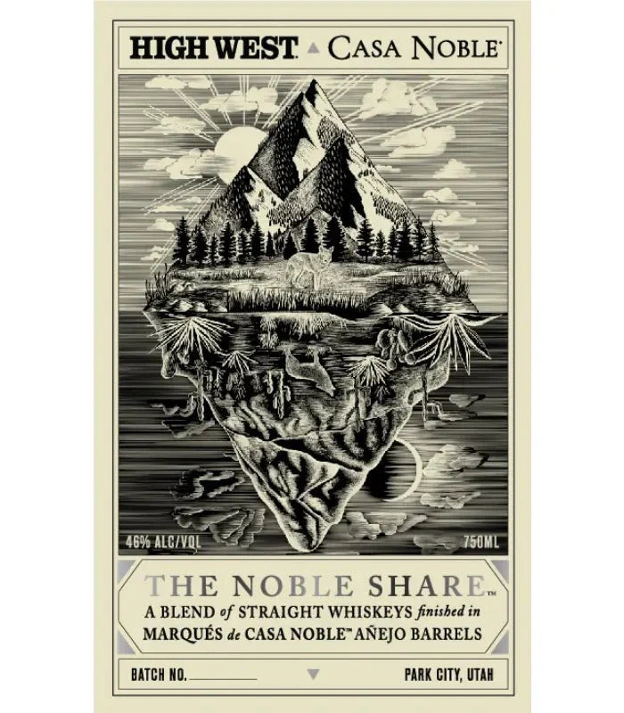 High West x Casa Noble The Noble Share Straight Whiskey 750mL - Main Street Liquor