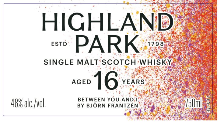 Highland Park 16 Year Old Single Malt Scotch Whisky "Between You and I" by Björn Frantzén - Main Street Liquor