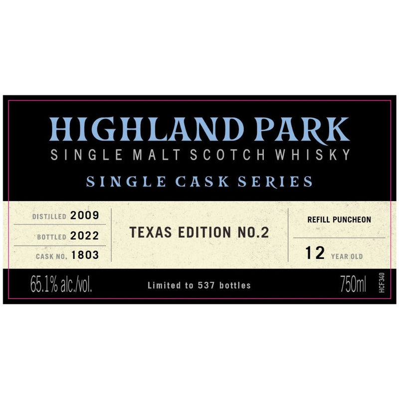 Highland Park Single Cask Series Texas Edition No. 2 - Main Street Liquor