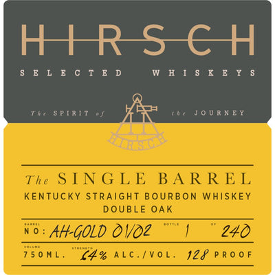 Hirsch The Single Barrel Kentucky Straight Bourbon Double Oak - Main Street Liquor
