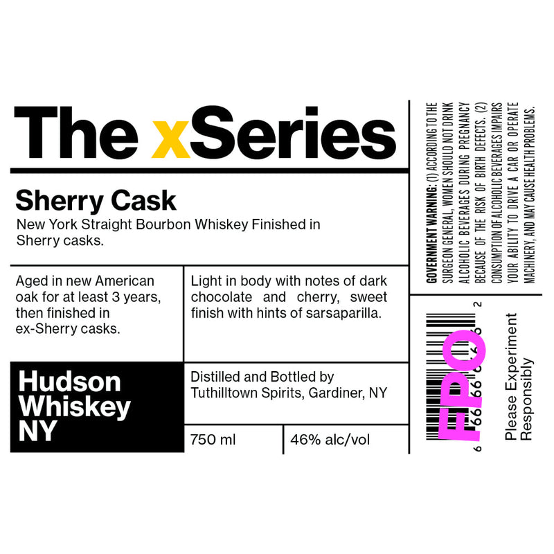 Hudson Whiskey The xSeries Sherry Cask Straight Bourbon - Main Street Liquor
