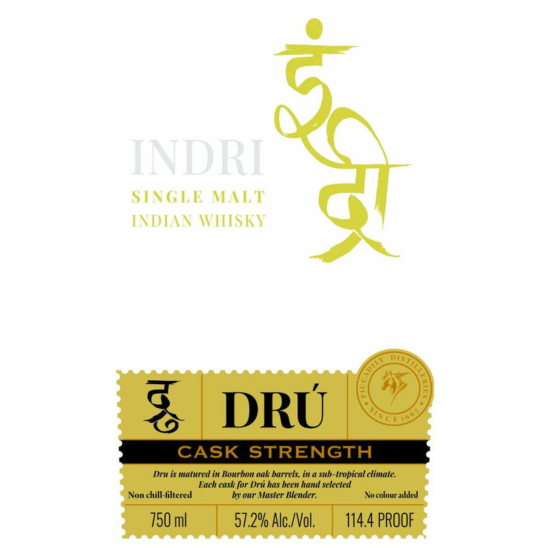 Indri Drú Cask Strength Single Malt Indian Whisky - Main Street Liquor