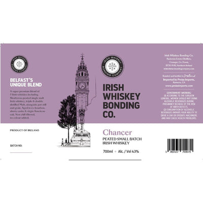 Irish Whiskey Bonding Co. Chancer Peated Irish Whiskey - Main Street Liquor