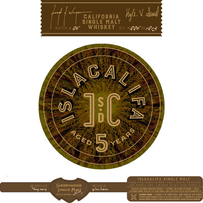 Islacalifa 5 Year Sherrywood Single Malt Whiskey - Main Street Liquor