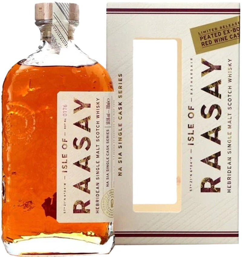 Isle of Raasay Peated Ex - Bordeaux Red Wine Single Cask Single Malt Whisky 700ml - Main Street Liquor