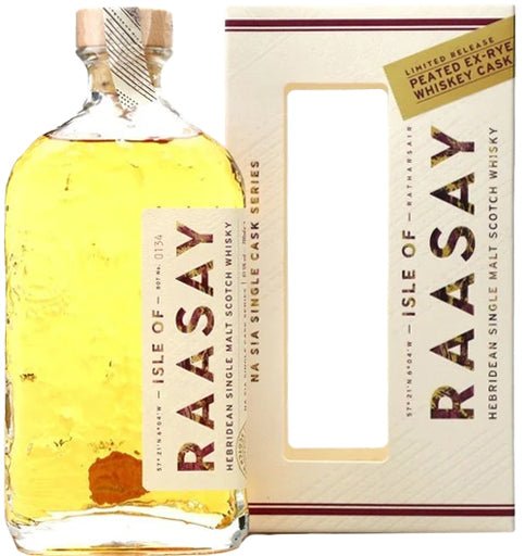 Isle of Raasay Peated Ex - Rye Whiskey Single Cask Hebridean Single Malt Scotch Whisky 700ml - Main Street Liquor