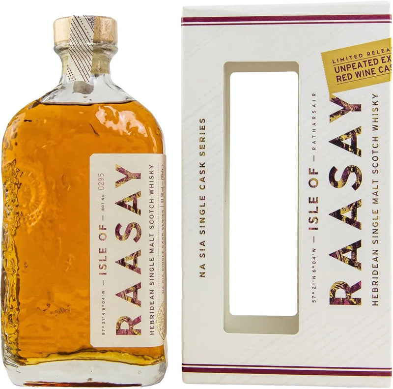 Isle of Raasay Unpeated Ex - Bordeaux Red Wine Single Cask Single Malt Whisky 700ml - Main Street Liquor