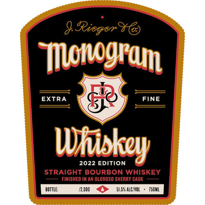 J. Rieger Monogram Straight Bourbon 2022 Edition - Main Street Liquor