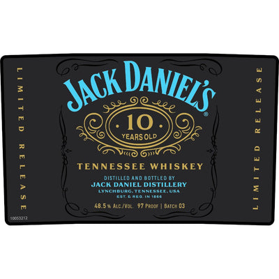 Jack Daniel's 10 Year Old Batch 03 Limited Release - Main Street Liquor
