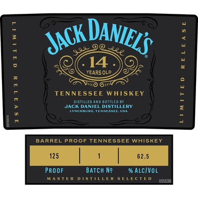 Jack Daniel’s 14 Year Old Tennessee Whiskey - Main Street Liquor
