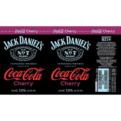 Jack Daniel's Coca Cola Cherry Canned Cocktail - Main Street Liquor