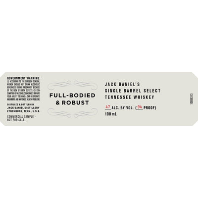 Jack Daniel’s Full-Bodied & Robust Single Barrel Select - Main Street Liquor
