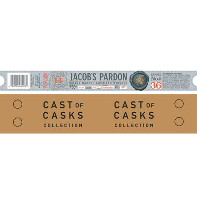 Jacob‘s Pardon Cast of Casks 14 Year Old Barrel No #36 - Main Street Liquor