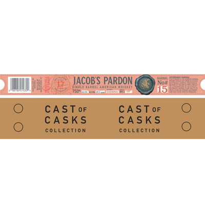 Jacob‘s Pardon Cast of Casks 17 Year Old Barrel No #15 - Main Street Liquor