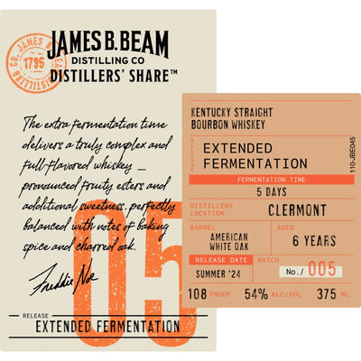 James B. Beam Distillers' Share 05 Extended Fermentation - Main Street Liquor