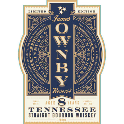 James Ownby Reserve 8 Year Old Tennessee Bourbon - Main Street Liquor