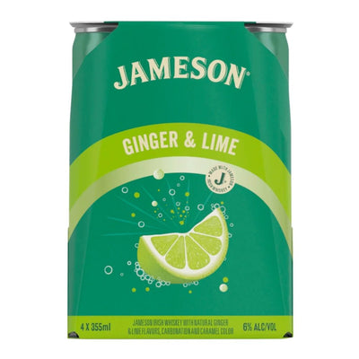 Jameson Ginger & Lime Canned Cocktail 4pk - Main Street Liquor