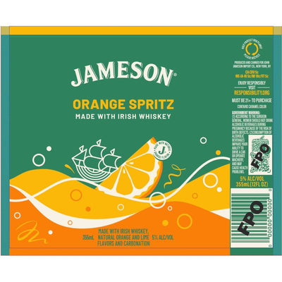Jameson Orange Spritz Canned Cocktail - Main Street Liquor