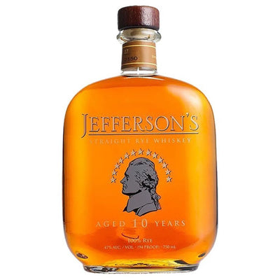 Jefferson’s 10 Year Old Rye Whiskey - Main Street Liquor