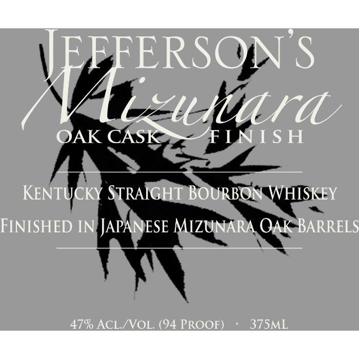 Jefferson’s Mizunara Oak Cask Finish - Main Street Liquor