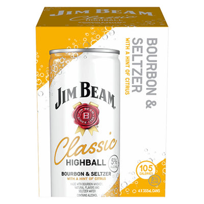 Jim Beam Classic Highball Bourbon & Seltzer - Main Street Liquor