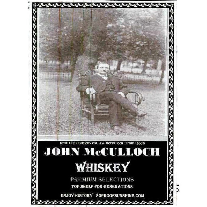 John McCulloch Whiskey - Main Street Liquor