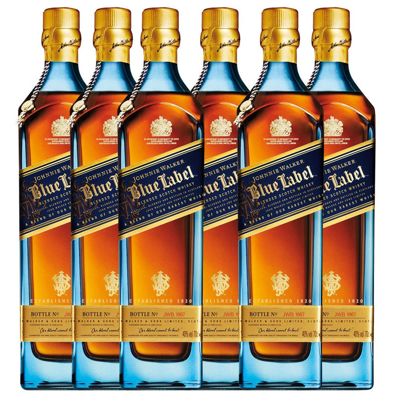 Johnnie Walker Blue Label Blended Scotch Whisky 50ml 6pk - Main Street Liquor