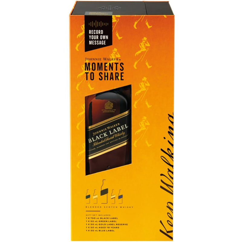 Johnnie Walker Moments To Share Voice Recorder Gift Set - Main Street Liquor