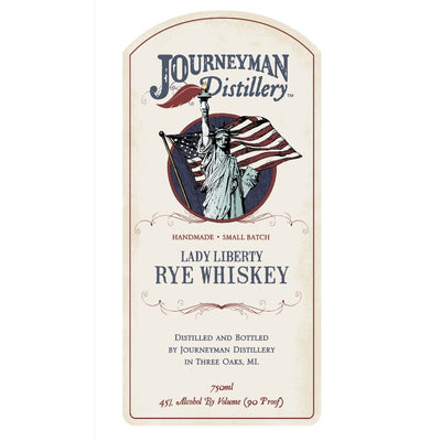 Journeyman Distillery Lady Liberty Rye Whiskey - Main Street Liquor