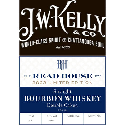 J.W. Kelly Read House Straight Bourbon 2023 Limited Edition - Main Street Liquor