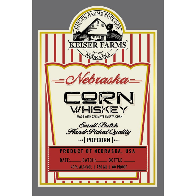 Keiser Farms Nebraska Corn Whiskey - Main Street Liquor