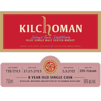 Kilchoman 8 Year Old Single Cask ImpEx Cask Evolution 01/2022 - Main Street Liquor