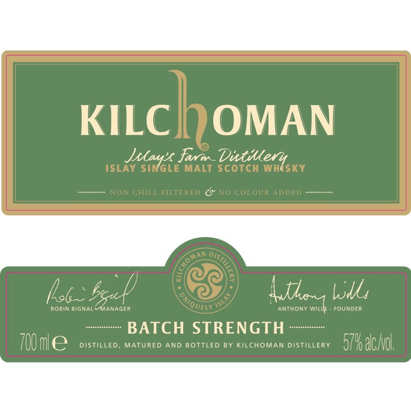 Kilchoman Batch Strength - Main Street Liquor